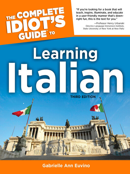 Cover image for The Complete Idiot's Guide to Learning Italian